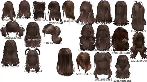 Brown Hair With Highlights Code Berry Ave, Roblox Brunnete Hair Codes, Brunnete Hair Codes Berry Ave, Bery Avenue Code Hair Brown, Outfit Berry Avenue Codes Hair, Messy Bun Berry Avenue Codes, Roblox Id Codes For Brown Hair, Brown Hair Id Codes, Brookhaven Codes Hair Brown