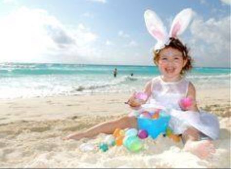 Easter Vacation Ideas, Easter On The Beach, Easter At The Beach, On The Beach Pictures, Easter Photo Shoot, Easter Vacation, Beach Pictures Kids, Easter Festivities, Easter Photoshoot