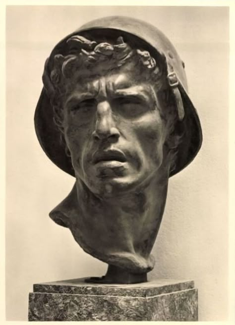 Arno Breker, German Soldier, German Empire, Anatomy Sculpture, Sculpture Head, Classic Sculpture, 얼굴 그리기, Greek Sculpture, Portrait Sculpture