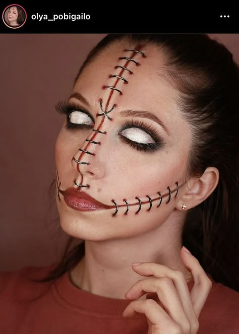 Horror Face Painting, Horror Face Paint, Halloween Face Paint Ideas, Halloween Makeup Artist, Halloween Makeup Tutorial Easy, Creepy Makeup, Horror Make-up, Creepy Halloween Makeup, Halloween Makeup Diy