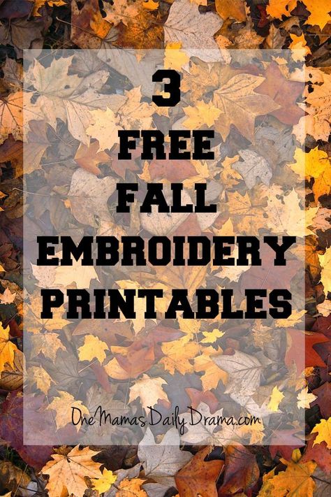 Free Embroidery Patterns Printables, Embroidery Patterns Free Printables, Hand Embroidery Patterns Free Printable, Fall Bunting, Diy Bunting, Fall Doodles, Fall Embroidery, Fall Embroidery Designs, Hand Embroidery Patterns Free