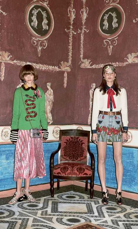 Gucci prefall 2016 Gucci 2016, Pre Fall Fashion, Pre Fall 2016, Fall Fashion 2016, All Jeans, Pre Fall Collection, Quirky Fashion, Maximalism, Alessandro Michele