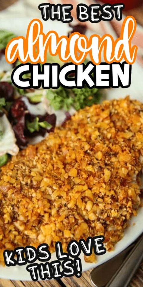 Almond Crusted Chicken, Crusted Chicken Recipes, Almond Chicken, Almond Crusted, Party Plan, Low Carb Breakfast Recipes, Keto Paleo, Paleo Chicken, Crusted Chicken