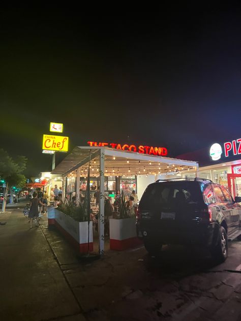 Taco stand summer Tacos Aesthetic, Taco Stand, Street Tacos, Senior Night, Aesthetic Summer, Tacos, Angeles, Drive, Collage