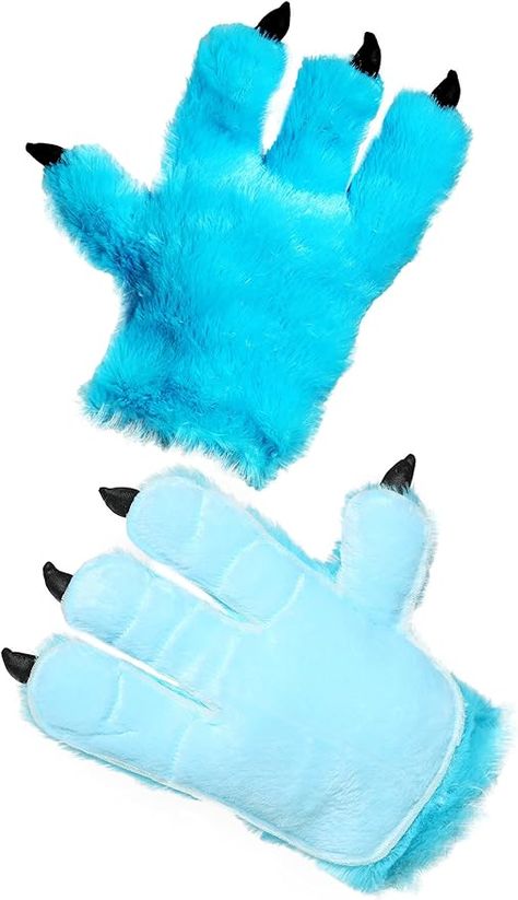 Amazon.com: Fun Costumes Adult Blue Fur Monster Hands - ST : Clothing, Shoes & Jewelry Hotel Transylvania Costume, Forrest Gump Costume, Karate Kid Costume, Monster Costume, Sharkboy And Lavagirl, Monster Hands, Fun Costumes, Batman Costumes