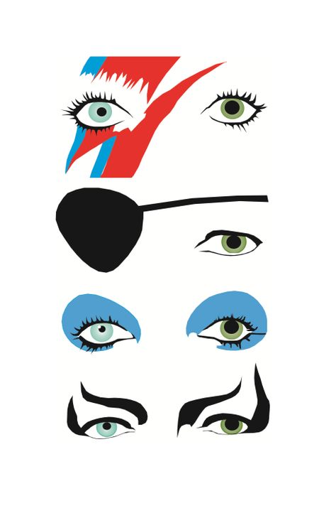 The Art of Aladdin Sane • vendidx:   Bowie David Bowie Eyes, David Bowie Makeup, Bowie Eyes, Angela Bowie, David Bowie Tattoo, David Bowie Labyrinth, Bowie Labyrinth, Many Eyes, David Bowie Art