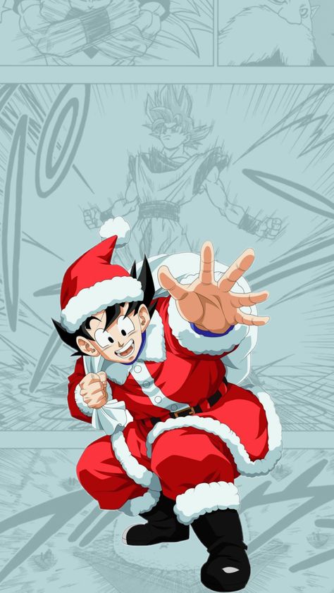 Dragon Ball Christmas Pfp, One Piece Wallpaper Christmas, Christmas Dragon Ball, One Piece Anime Christmas Tree, Dragon Ball Christmas, Dragon Ball Christmas Wallpaper, Herobrine Wallpaper, Christmas Dragon, Anime Christmas