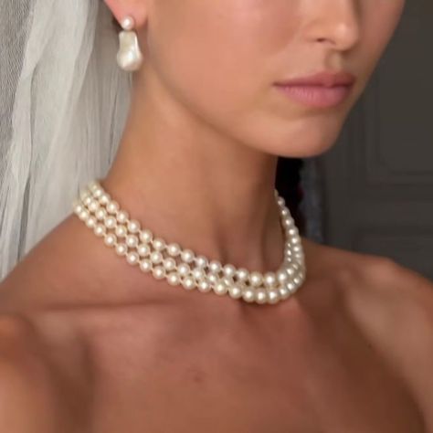 Give us all the pearls! Timeless and chic Our Rhiannon gown by Christie Nicole is covered in delicate pearls—try it on in our store today! Book your appointment through our link in bio #pearls #weddingdress #pearlweddingdress #pearldress #austintx #austinweddingdress #austinbridalstore Dress With Pearl Accessories, Cowboy Bride, Wedding Pearl Necklace, Pearl Wedding Dress, Extraordinary Jewelry, Pearl Bride, Pearl Accessories, Pearl Necklace Wedding, Pearl Dress