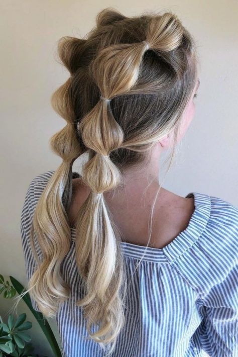 Bubble Braids Trend: Step-By-Step And Inspirational Ideas To Nail The Look ★ Braids Kids, Braids Step By Step, Incredible Nature, Half Braid, Braids Ponytail, Bubble Braid, Braid Trends, Ultra Beauty, Hairstyles Bubble