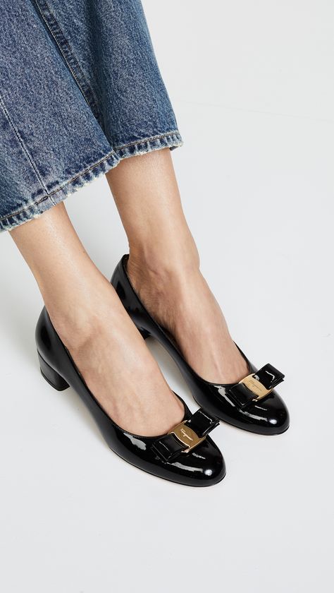 Salvatore Ferragamo Vara Low Heel Pumps #Sponsored , #sponsored, #Ferragamo, #Salvatore, #Vara, #Pumps, #Heel Ferragamo Outfit, Ferragamo Shoes Women, Salvador Ferragamo, Low Pumps, 2022 Shoes, 2023 Shoes, 2024 Shoes, Ferragamo Pumps, Professional Workwear