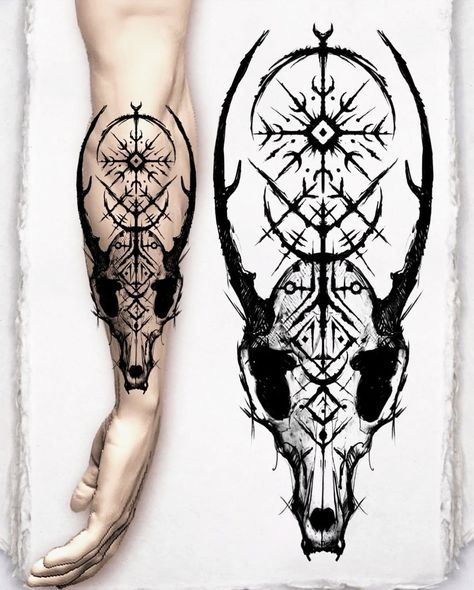 Viking Tattoo Symbol, Viking Tattoo Sleeve, Vikings Tattoo, Forearm Band Tattoos, Rune Tattoo, Muster Tattoos, Norse Tattoo, Nordic Tattoo, Tattoo Style Drawings