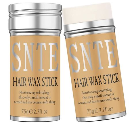 Samnyte Hair Wax Stick, 2PCS x 2.7 Oz Wax Stick for Hair Wigs Edge Control Slick Stick Hair Pomade Stick Non-greasy Styling Wax for Fly Away & Edge Frizz Hair Wax Stick For Hair, Stick For Hair, Hair Slick, Slick Stick, Hair Wax Stick, Frizz Hair, Scrub Corpo, Wax Stick, Edge Control