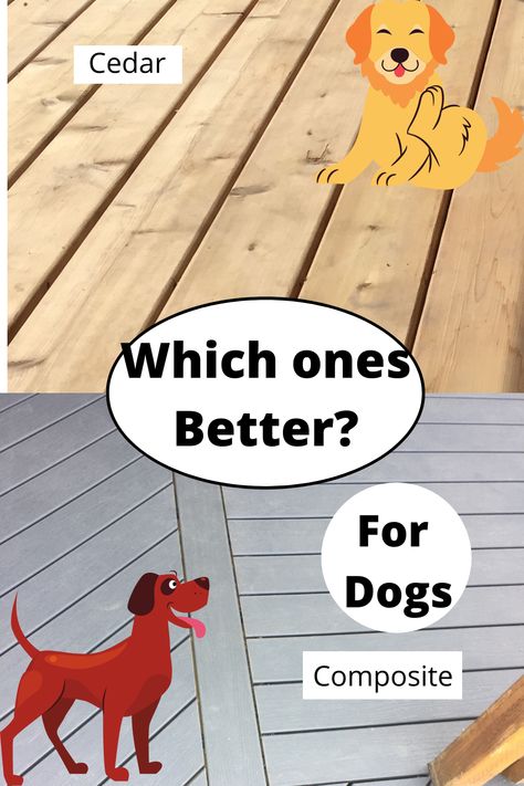 Capped composite decking is more resistant to dog claws, urine and feces than cedar decking. Regarding your dog’s paws, capped composite decking has fewer splinters than cedar decking, but cedar is cooler and less likely to burn your best friend’s paws in the sun. Winning three out of the four categories as being the most dog proof and friendly decking. But let’s look a little more into the details of why composite decking is better than cedar for a dog. Cedar Decking, Wood Deck Designs, Composite Decking Designs, Composite Deck, Window Well, Deck Designs, Staining Deck, Decking Material, Backyard Deck