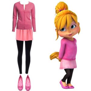 Brittany- Chipettes Outfit Chippetts Costume, Maya Nicole, Chipettes Costume, Team Costumes, Diy Halloween Costumes Easy, Alvin And The Chipmunks, Fantasias Halloween, Fashion Inspiration Design, Couple Halloween