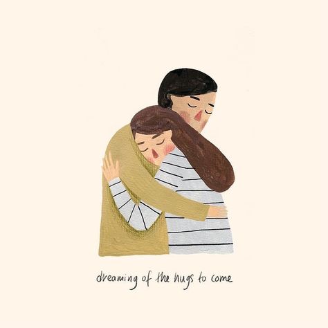 Hugging Yourself Illustration, Hug Illustration Couple, Date Illustration, Paar Illustration, Hugging Drawing, Hug Illustration, Illustration Design Graphique, Illustration Quotes, Foto Baby