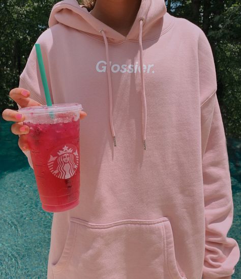 Glossier Hoodie, Perfect Cardigan, Pink Hoodie, All In One, Pink