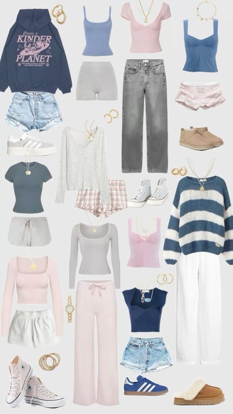 Outfits To Wear To The Aquarium, Outfit Inspo With Brand Names, Dream Clothes Collage, Cute Clothes Collage, Clothes Aesthetic Collage, Cute Outfit Collage, Uggs Sweatpants, Stock Holm Style, Clothes Collage