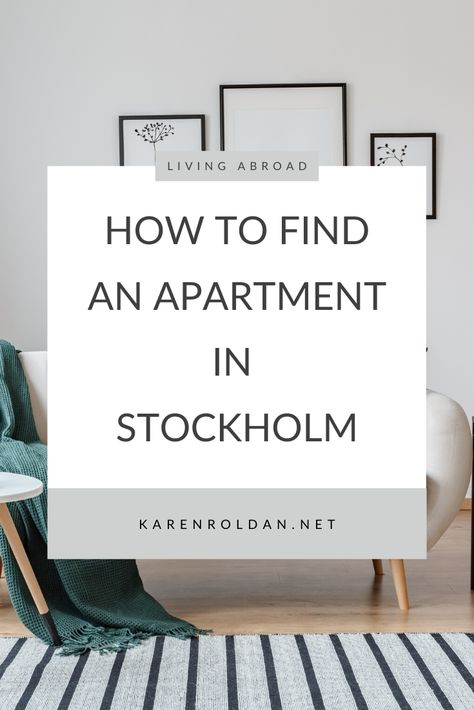 Getting An Apartment, Learn Swedish, Apartment Guide, Writing Introductions, Cheap Apartment, Life Guide, Move Abroad, Expat Life, Inner City