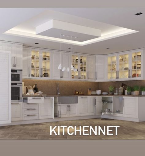 Celling Design Kitchen, Modern Kitchen Remodel, Ceiling Design, Bedroom Interior, Modern Kitchen, Kitchen Remodel, Luxury Design, Kitchen Design, Ceiling