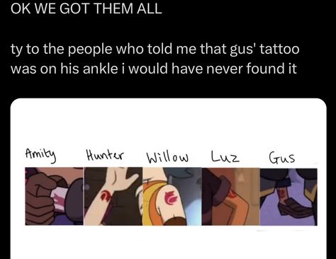 Luz Toh Inspired Outfits, Hunter Flapjack Tattoo, Toh Wholesome, The Owl House Hunter And Flapjack, Toh Luz And Hunter, Toh Flapjack Tattoo, Luz Amity And Hunter, Flapjack Tattoo The Owl House, Toh Hunter X Willow