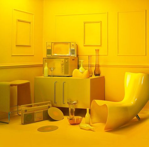 Photo: Manoo Manookulkit  Stylist: Wachirapanee Makdee  Client: The Magazine Yellow Aesthetic Happy, Yellow Aesthetic Room, Green Yellow Aesthetic, Blue And Yellow Aesthetic, Yellow Studio, Room Yellow, Aesthetic Happy, Yellow Room, Yellow Interior