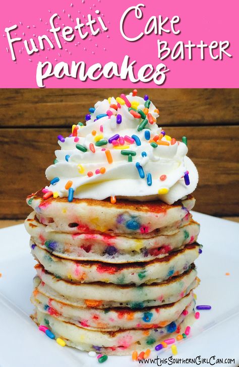 Home About Contact Birthday Pancakes For Kids, Fun Pancakes For Kids, Pancake Birthday Cake Ideas, Pancake For Birthday Cake, Unicorn Pancakes, Birthday Breakfast Kids, Fun Pancake Flavors, Funfetti Pancakes With Cake Mix Easy, Confetti Pancakes Easy