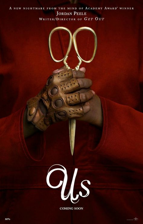 New poster for the horror thriller US, from writer and director Jordan Peele. #us #movieposter #thriller #suspense #horror #horrormovie #creepy #scary #gore #terror #jordanpeele #elizabethmoss #lupitanyongo #winstonduke #pop #PopCulture #Geek #nerd #Movies #Filmes #cinema #art #Culture #cult #entertainment #OsFilmesdoKacic Scary Movie List, Us 2019, Us Movie, Upcoming Horror Movies, Elizabeth Moss, Terry Gilliam, Film Trailer, New Nightmare, This Is Us Movie