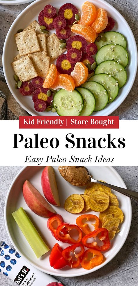 Savory Paleo snacks for kids and adults. Easy, on-the-go snack ideas; perfect for the car, packed lunches or eating at home. All of these ideas are healthy, grain free, dairy free and store bought! #onthegosnacks #paleosnacks #kidapproved #packedlunch Paleo Snacks On The Go, Paleo Snacks For Kids, Healthy Gluten Free Snacks, Healthy Paleo Snacks, Paleo Snacks Easy, Paleo Snack Ideas, Food Kids Love, Paleo Kids, Gluten Free Snacks Healthy