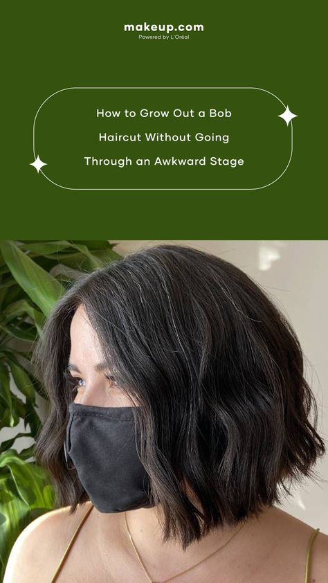 How to Grow Out a Bob Haircut Without Going Through an Awkward Stage How To Grow Out A Bob, Grow Out A Bob, Awkward Length Hair, Growing Out A Bob, A Bob Haircut, Haircut Tip, Celebrity Hairstylist, Growing Your Hair Out, A Bob