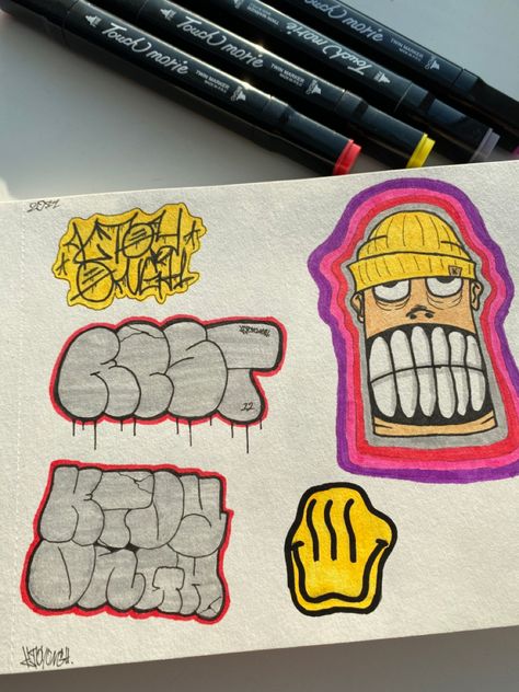 Graffiti Ideas Art, Graffiti Sketchbook, Graff Art, Graffiti Piece, Tag Street Art, Graffiti Doodles, Graffiti Stickers, Graffiti Tagging, Architecture Design Drawing