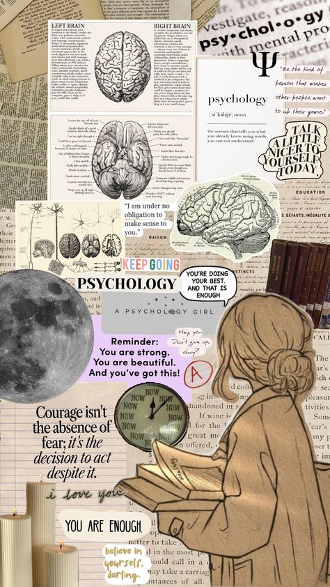 Psychology Wallpaper, Dream Psychology, Learning Psychology, Job Motivation, Creative Book Covers, Psychology Studies, My Future Job, Forensic Psychology, Motivation Psychology