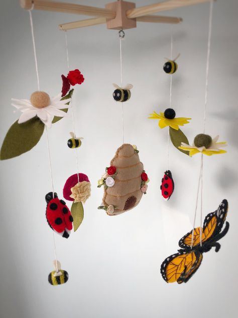 Entomology Nursery, Bee Themed Room, Bee Theme Nursery, Garden Theme Bedroom, Bug Themed Room, Bug Themed Nursery, Bug Themed Baby Shower, Bug Nursery Theme, Garden Theme Nursery