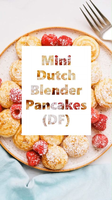 Dutch Pancakes Poffertjes, Mini Dutch Pancake Recipe, Poffertjes Recipe Dutch, Dutch Pancake Recipe, Dutch Pancakes Recipe, Poffertjes Recipe, Mini Pancakes Recipe, Mini Dutch Pancakes, Blender Pancakes