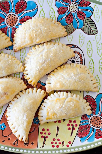 Ham and Cheese Hand Pies...my kids would love these and I bet they'd freeze well.  Quick lunch/dinner option to keep on hand. Ham And Cheese Hand Pies, Cheese Hand Pies, Pie Pockets, Homemade Hot Pockets, Hand Pies Savory, Hand Pie Recipes, Fried Pies, Hand Pie, Pies Maker