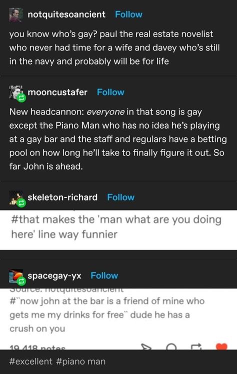 Family Text, Found Family, Piano Man, Tumblr Funny, Funny Posts, Puns, The Truth, Funny Stuff, Really Funny