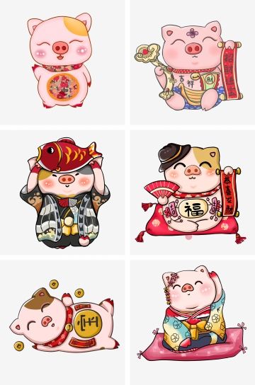 Year of the pig,Lucky,Blessing,Festive,Pink,Piglet,red,auspicious,Pig,pig,lovely,Hand Painted,Wealth,Cartoon,animal,Make money,More than a year,Year,Congratulations on getting rich Chinese Pig Tattoo, Year Of The Pig Tattoo, Money Pig, Neo Japanese, Pig Zodiac, Monkey Tattoo, Financial Prayers, Pig Tattoo, Punk Tattoo