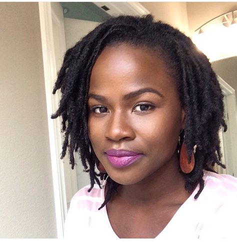 Short locs Shoulder Length Dreadlocks, New Braids Hairstyles, Hairstyles For Black Women Twist, Twist Natural Hairstyles, New Braids, Braids Hairstyles For Black Women, Hairstyles Names, Natural Hairstyles For Black Women, Dread Locks