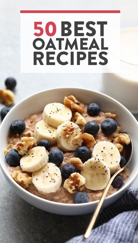 Oatmeal Breakfast Recipes, Best Oatmeal Recipe, Pancakes Protein, Oatmeal For Breakfast, Oatmeal Flavors, Breakfast Diet, Flavor Combos, Chicken Honey, Healthy Oatmeal Recipes