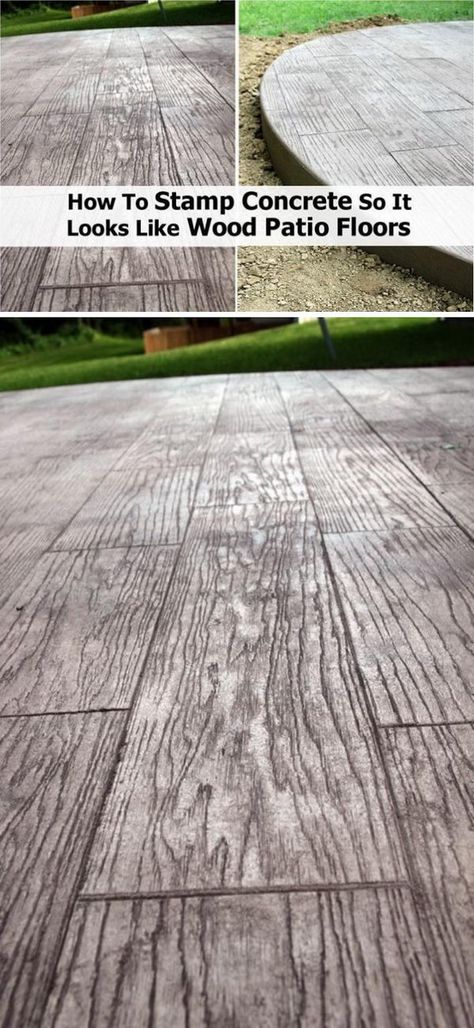 Patio Floor Ideas, Diy Concrete Patio, Patio Floor, Cement Patio, Concrete Patio Designs, Concrete Patios, Patio Pergola, Wooden Patios, Stamped Concrete Patio