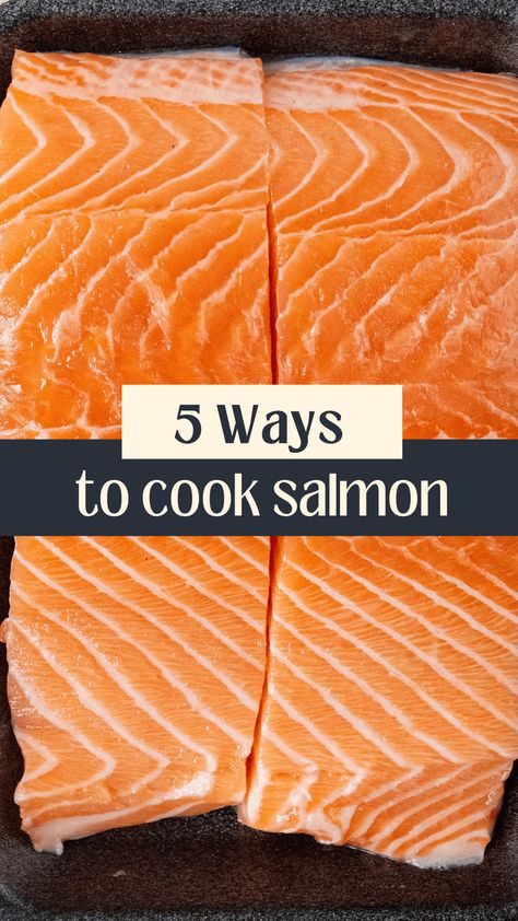 Boiled Salmon Recipes, How To Cook Salmon In A Pan, How To Prepare Salmon, How To Make Salmon, Raw Salmon Recipes, How To Cook Salmon, Summer Salmon Recipe, Best Way To Cook Salmon, Fresh Salmon Recipes