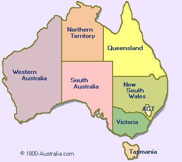 Map of Australia @ 1800-Australia.com Clare Valley, Map Of Australia, Australian Maps, Study In Australia, Data Recovery Tools, Kangaroo Island, Australia Map, World Geography, Australian Curriculum