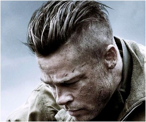 Brad Pitt Fury, Brad Pitt, Undercut, I Hope