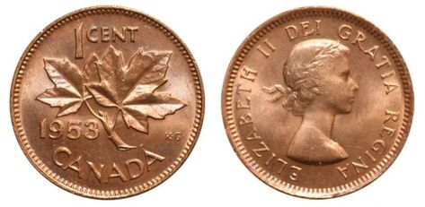 Old Coins Price, Canadian Currency, Canadian Penny, Old Coins Value, Rare Pennies, Canadian Money, Penny Values, Valuable Pennies, Canadian Coins