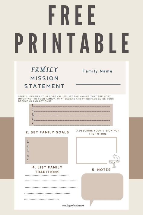 Family Mission Statement Examples, Family Values Worksheet, Family Mission Statement Ideas, My Mission Statement, Life Mission Statement, Business Mission And Vision Statement, Family Mission Statement, Mission Statement Template, Mission Statement Examples