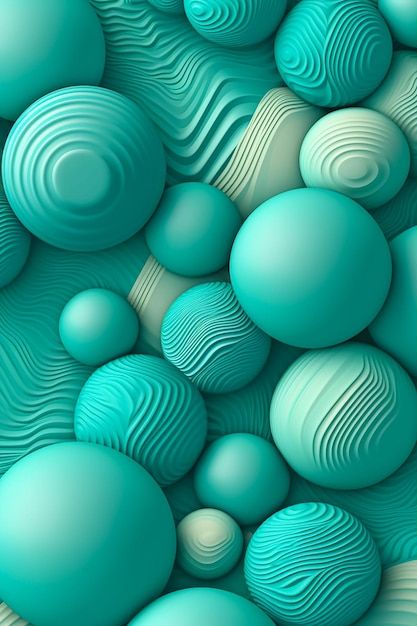 Foto un fondo verde y azul con un fondo ... | Premium Photo #Freepik #photo #cian #turquesa #fondo-ondulado #fondo-onda Preppy Wallpaper, Teal Turquoise, Premium Photo, Tupperware, Pretty Wallpapers, 3d Art, Coaching, Turquoise, Color