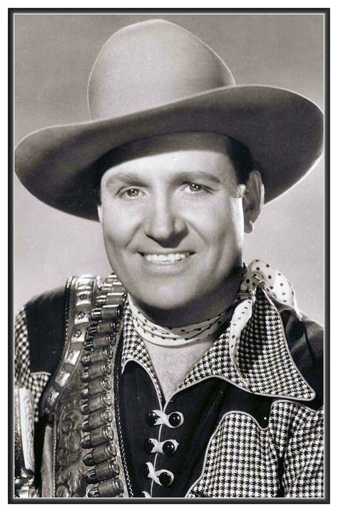 GENE AUTRY - From 1934 to 1953, Autry appeared in 93 films and 91 episodes of The Gene Autry Show television series. During the 1930s and 1940s, he personified the straight-shooting hero—honest, brave, and true—and profoundly touched the lives of millions of Americans. Old Western Actors, Gene Autry, Ben Johnson, Western Hero, Tv Westerns, Movie Time, Roy Rogers, Western Movie, Cowboys And Indians