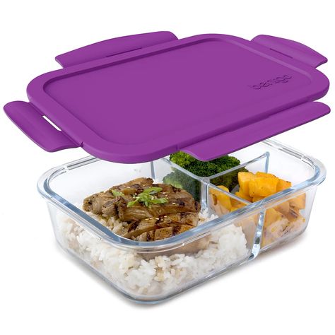 Glass Lunch Containers, Bento Food, Healthy Lunches For Work, Delicious Clean Eating, No Bake Snacks, Lunch Containers, Lunch To Go, Meal Prepping, Food Container