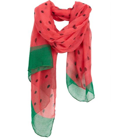 Watermelon Oblong Scarf ($15) ❤ liked on Polyvore featuring accessories, scarves, red, view all accessories, long scarves, oblong scarves, red shawl, long shawl and red scarves Watermelon Outfit, Watermelon Crafts, Watermelon Patch, Watermelon Decor, Watermelon Art, Red Shawl, Watermelon Party, Long Shawl, Summer Watermelon