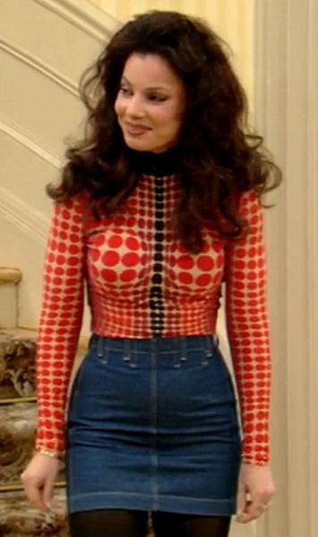 Fran Drescher 80s fashion style retro the nanny Nanny Outfit, Mode Gossip Girl, Fran Fine Outfits, Diy Outfits, Gonna In Tulle, Fran Drescher, Fran Fine, The Nanny, Well Dressed Women