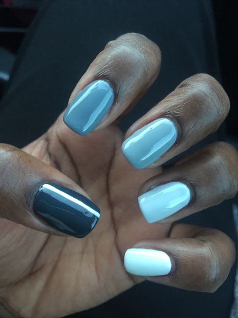 Shades Of Grey Nails, Gray Nail, Grey Nails, Short Gel Nails, Gray Nails, Nail Lacquer, Shades Of Grey, Nail Ideas, Gel Nails